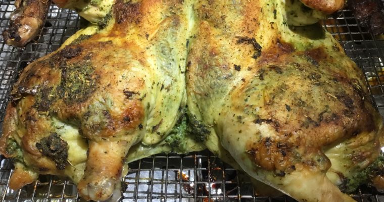 Green Seasoning Roast Chicken