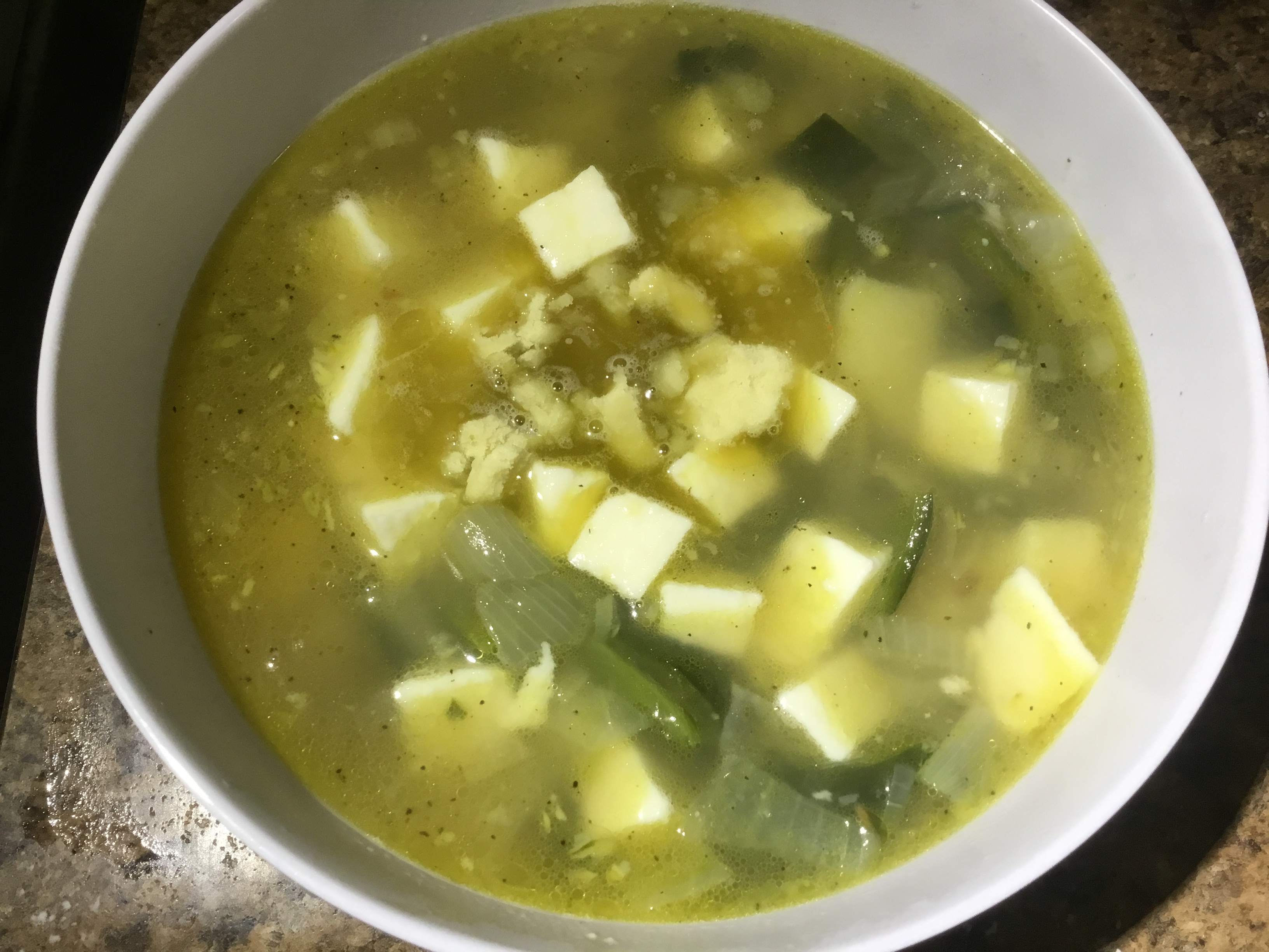 Potato Poblano Soup