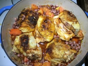 Caribbean, main course, chicken