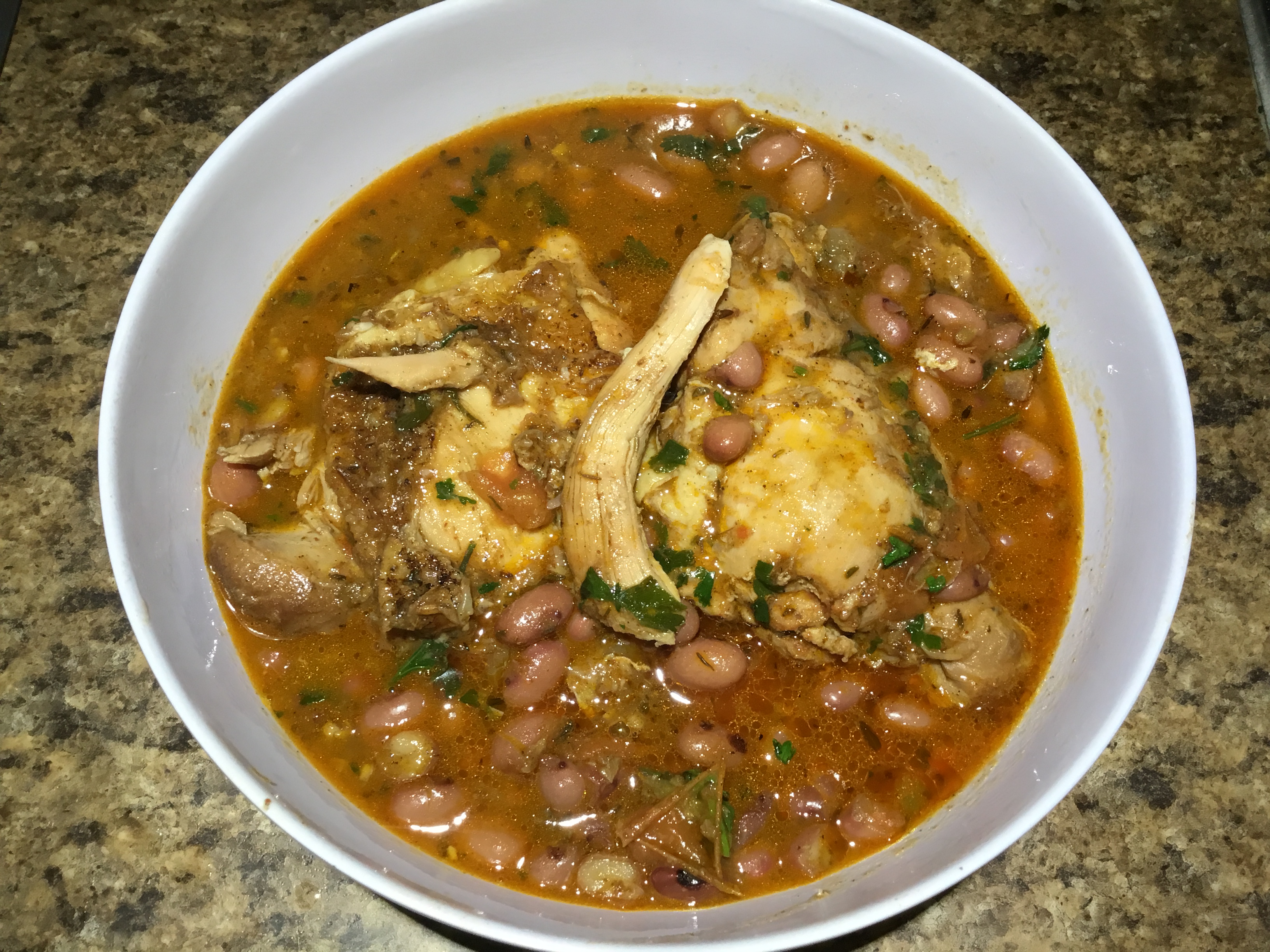 Caribbean Chicken and Bean Stew