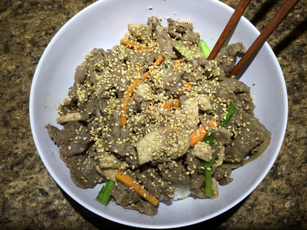 Beef Bulgogi Rice Bowl Recipe