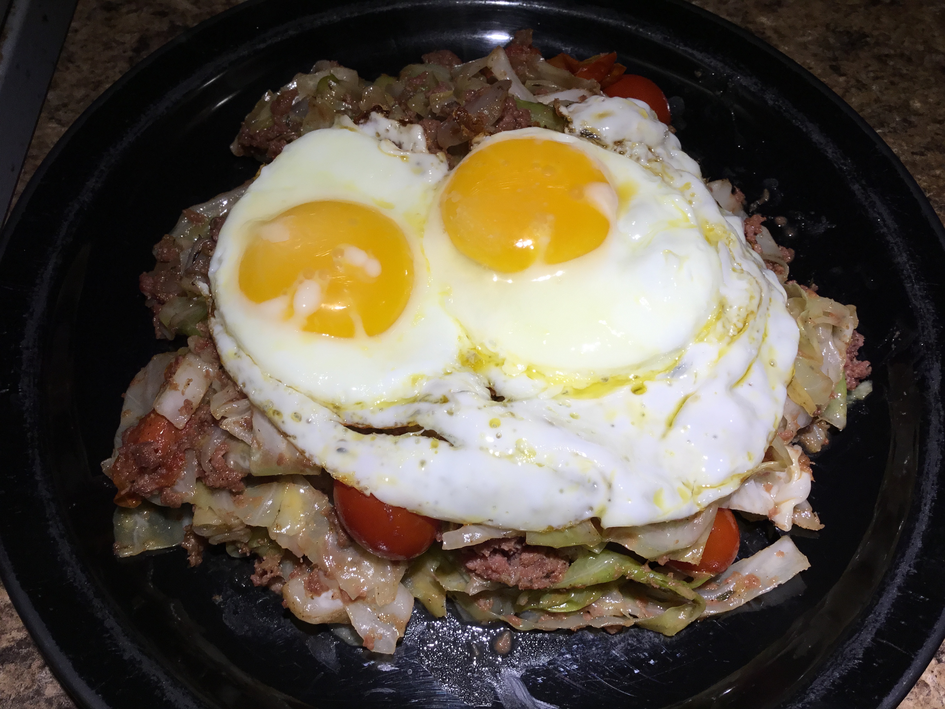 Caribbean Corned Beef and Cabbage