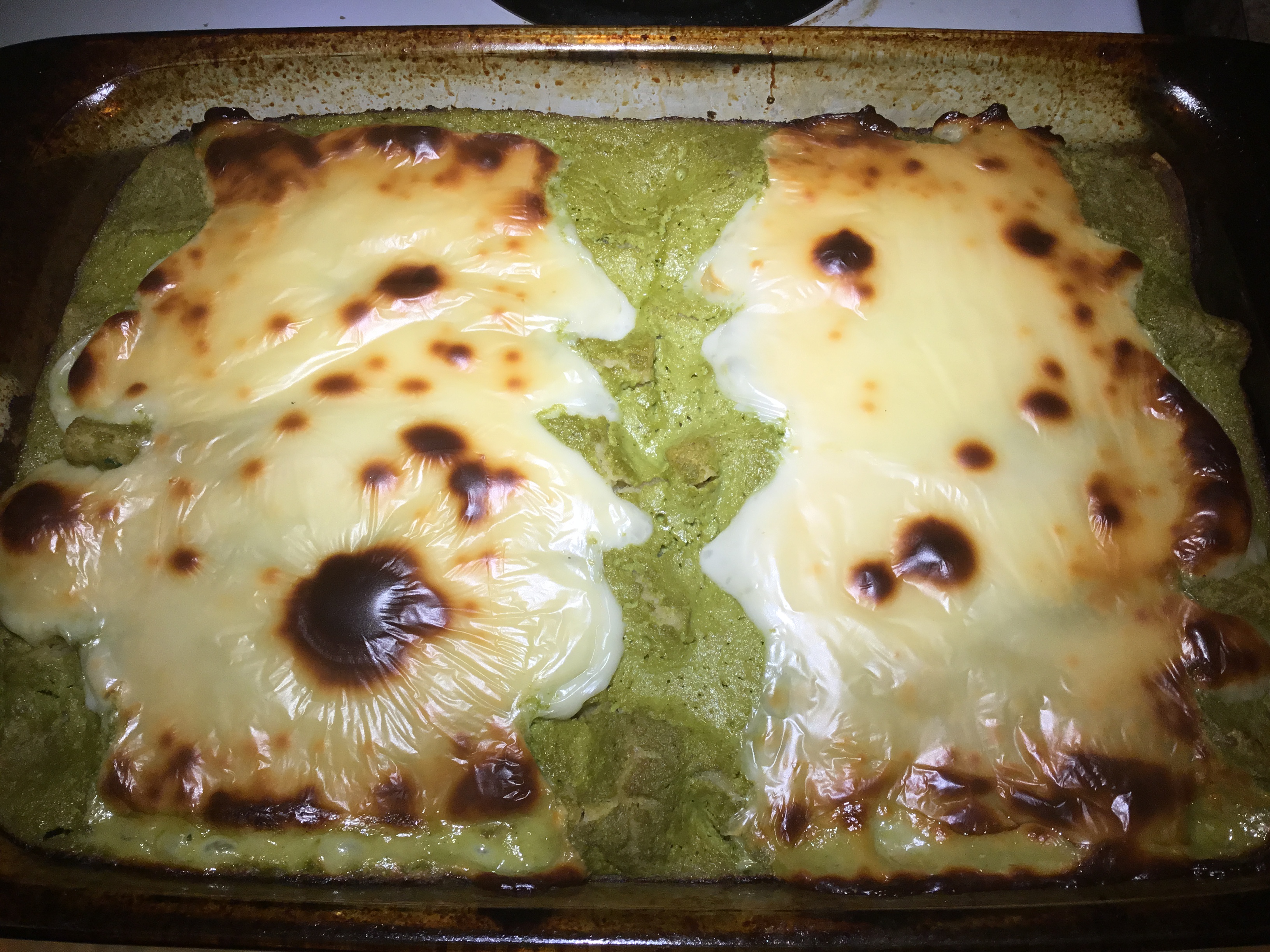 Swiss Green Enchiladas