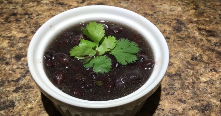 Mexican Style Black Beans (Instant Pot)