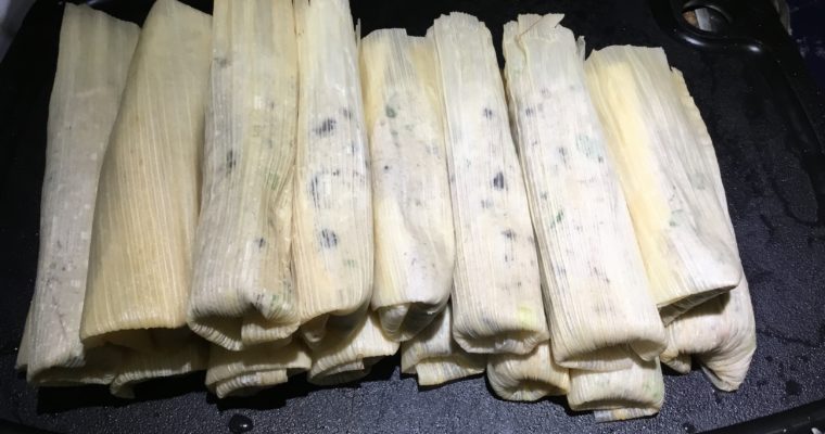 Black Bean and Chicharron Tamales