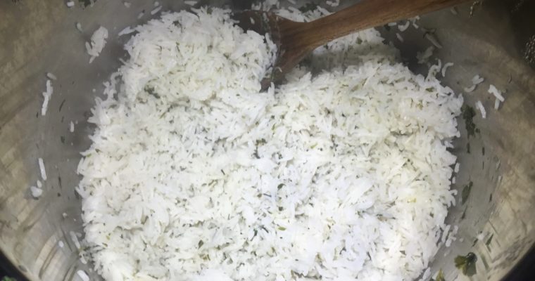 Mexican Style White Rice (Instant Pot)