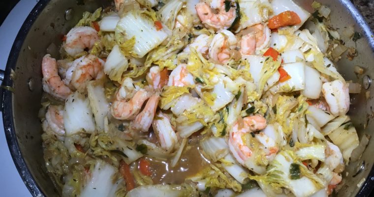 Shrimp and Cabbage