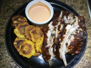 Jamaican, main course, pork