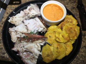 Jamaican, main course, fish