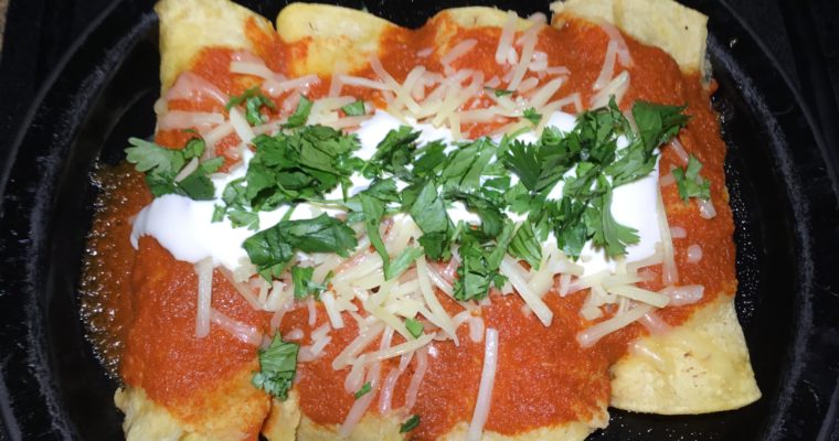 Chipotle Chicken Enchiladas