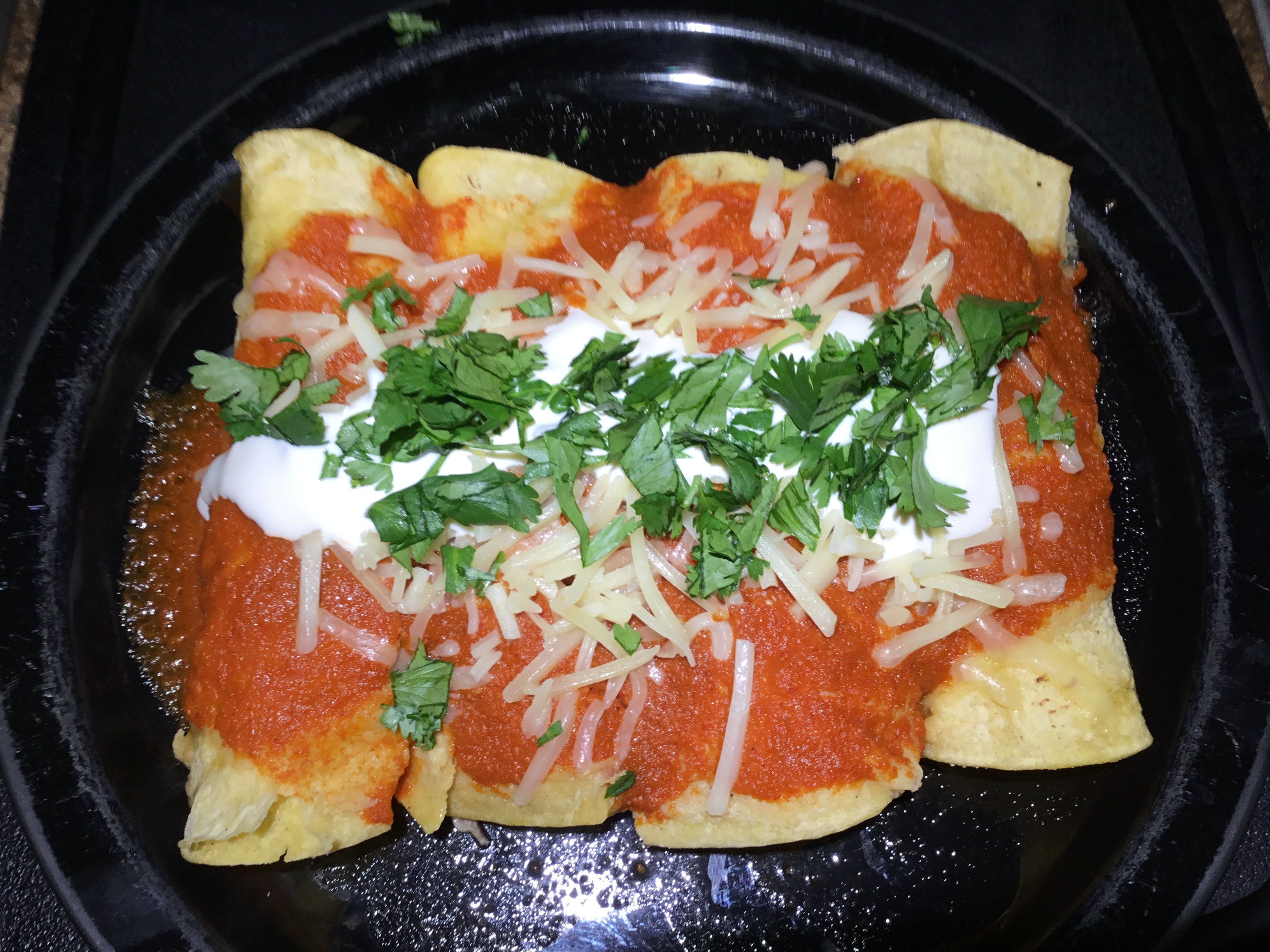 Chipotle Chicken Enchiladas