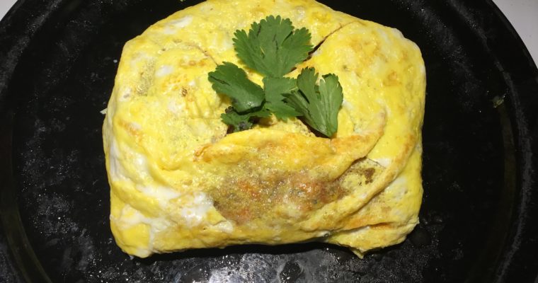 Pork Stuffed Omelette