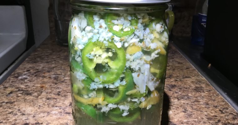 Garlic Habanero Pickled Jalapeños