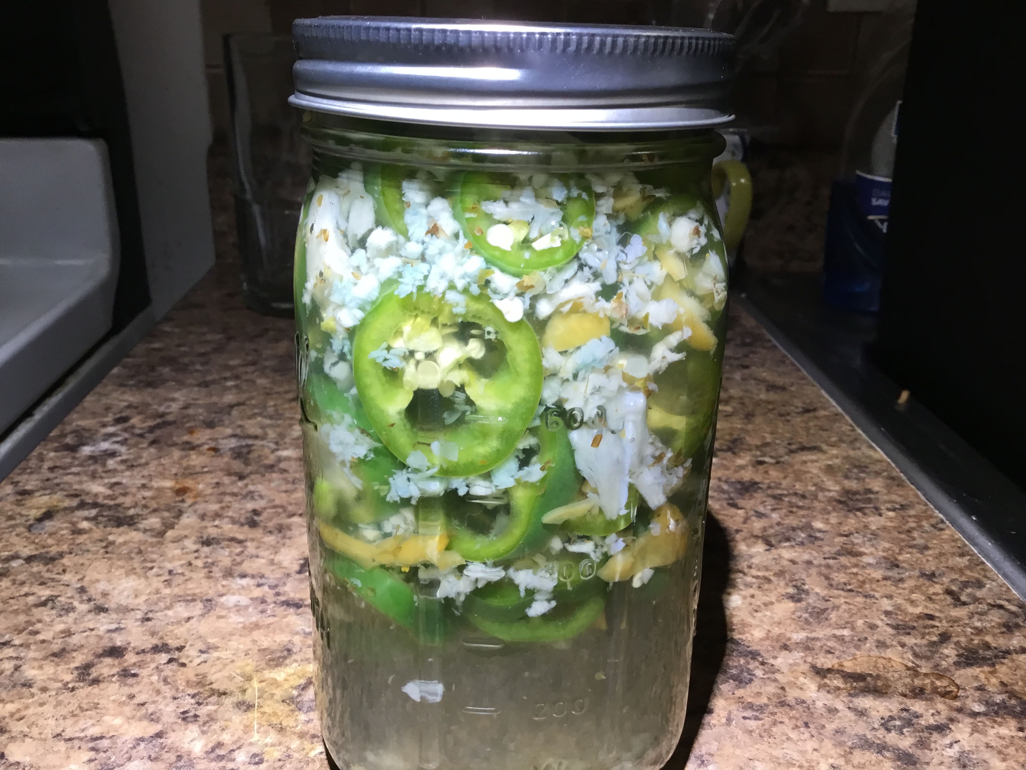 Garlic Habanero Pickled Jalapeños