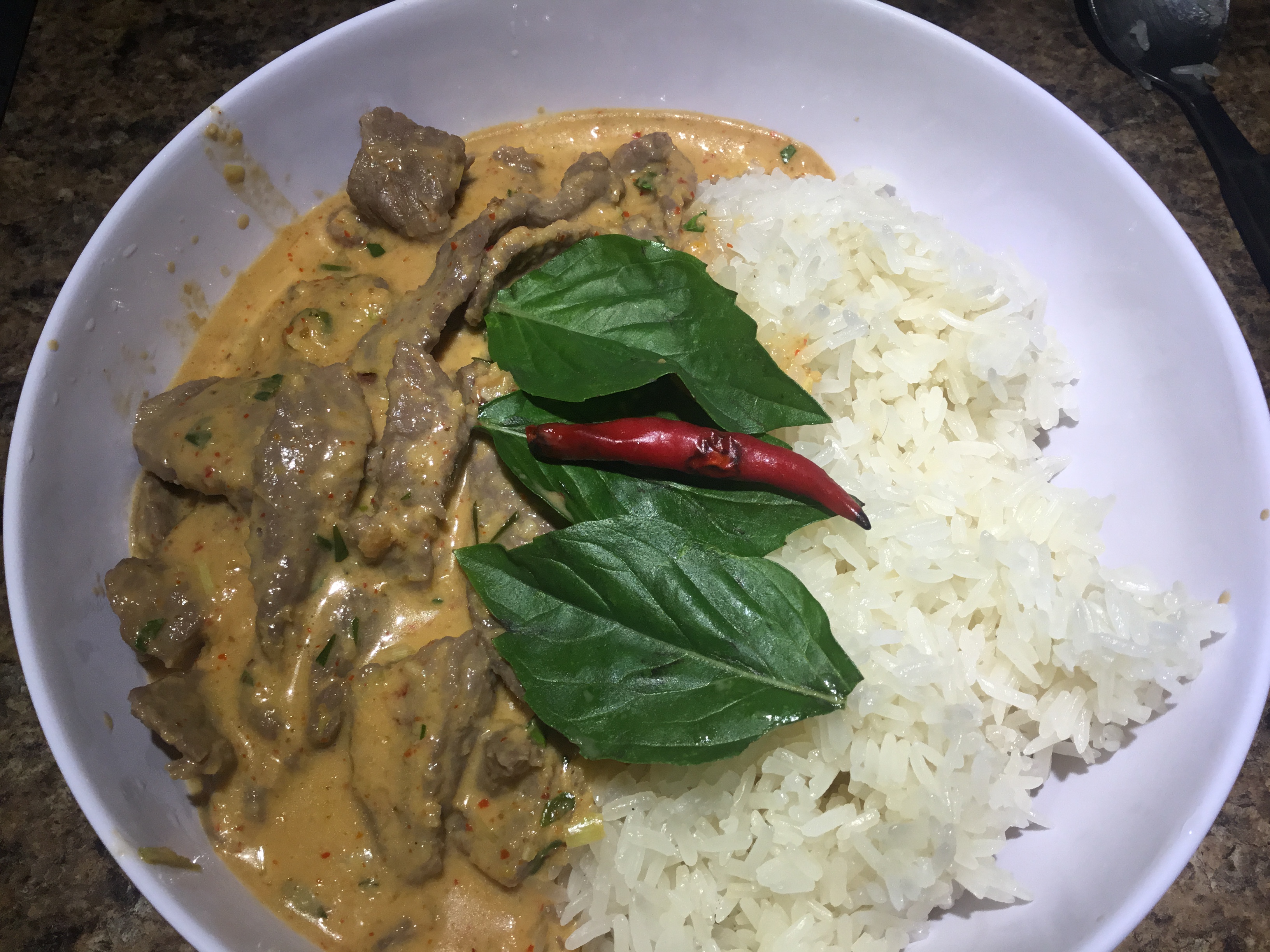 Panang Curry with Beef