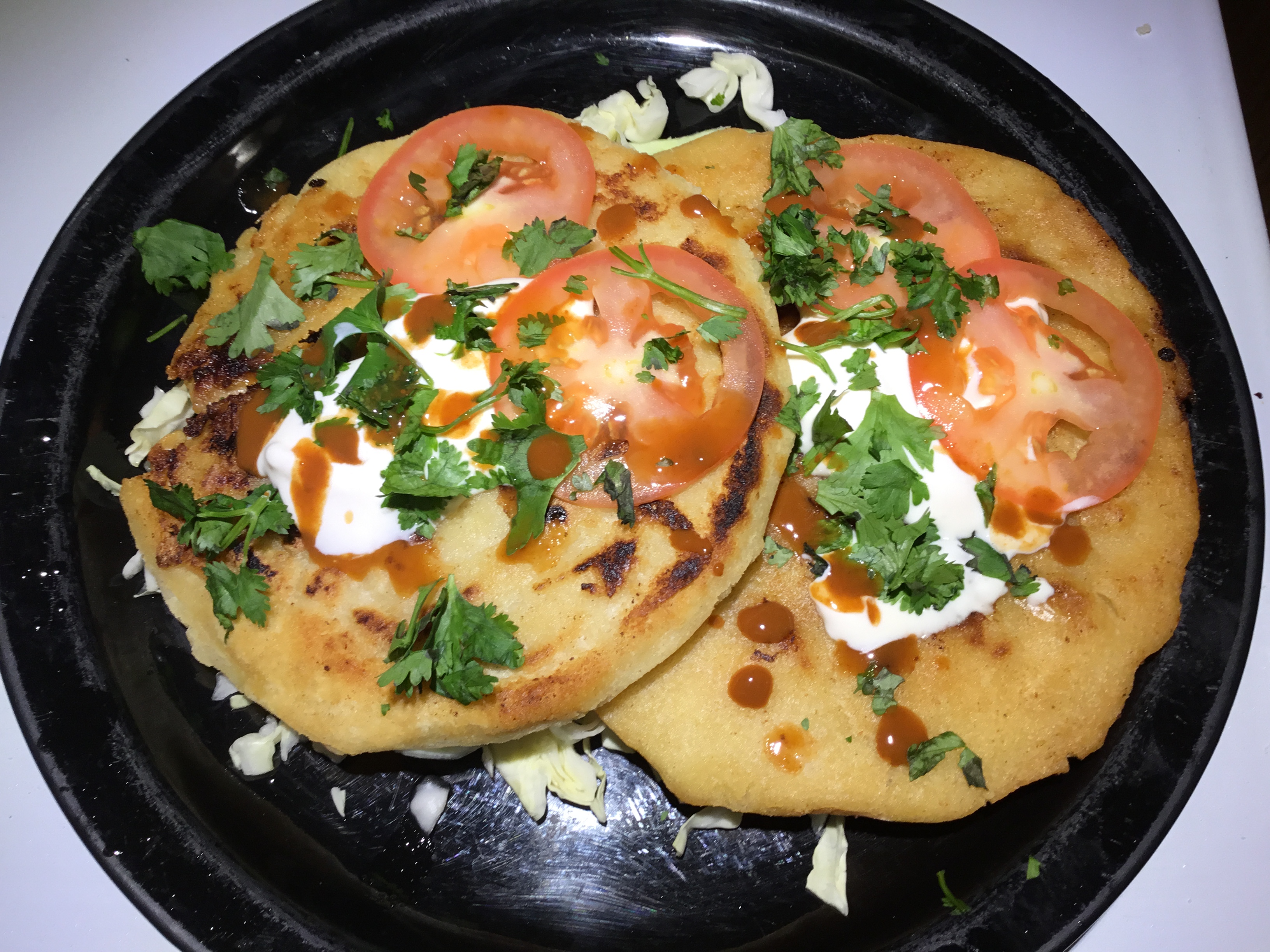 Chicken and Cheese Pupusas
