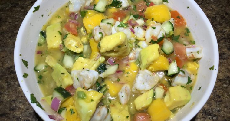 Caribbean Style Shrimp Ceviche