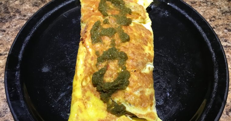 Cuban Pulled Pork Omelette