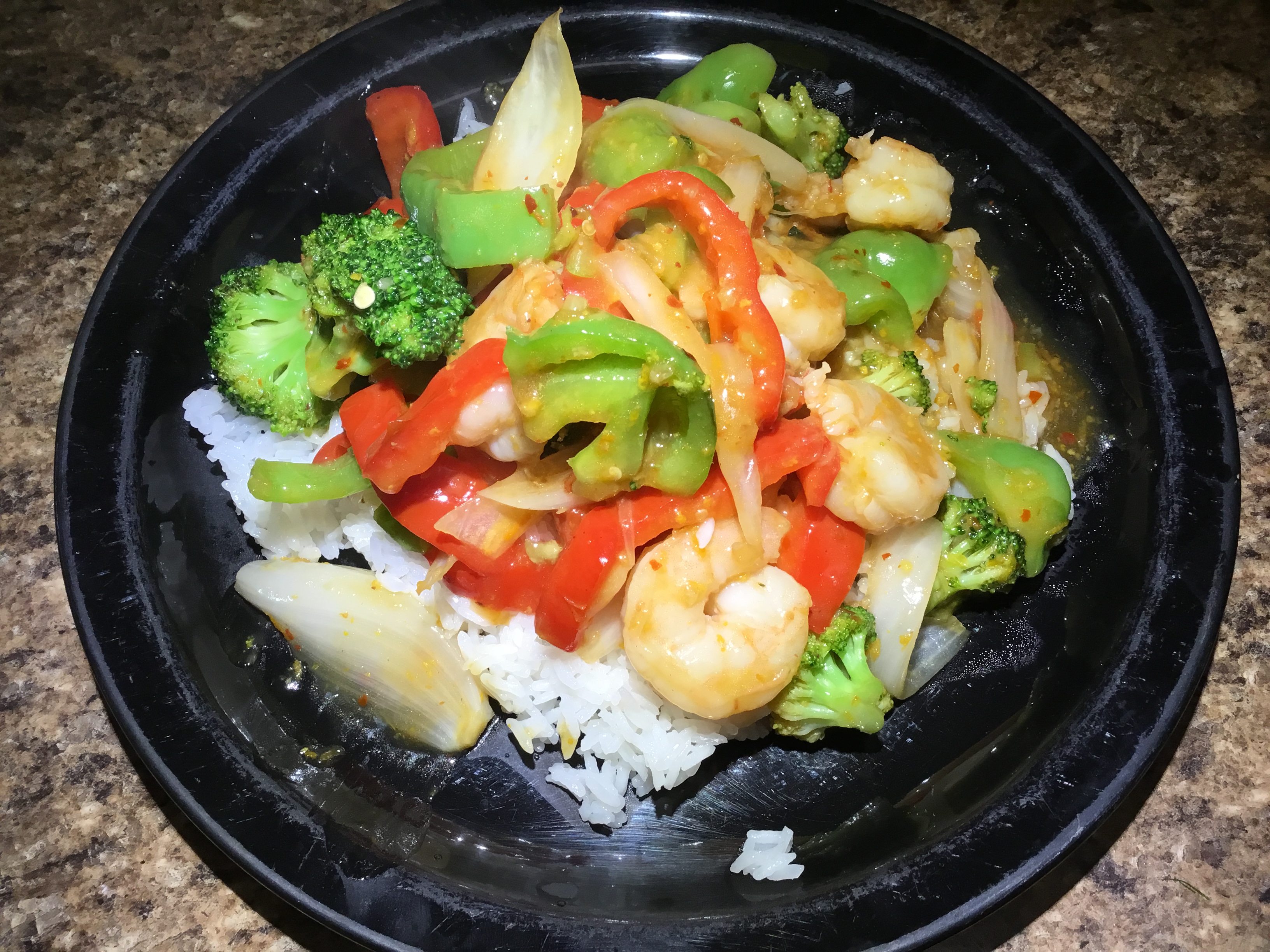 Orange Shrimp Stir Fry