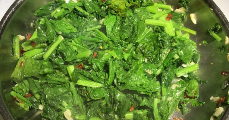 Stir Fry Mustard Greens