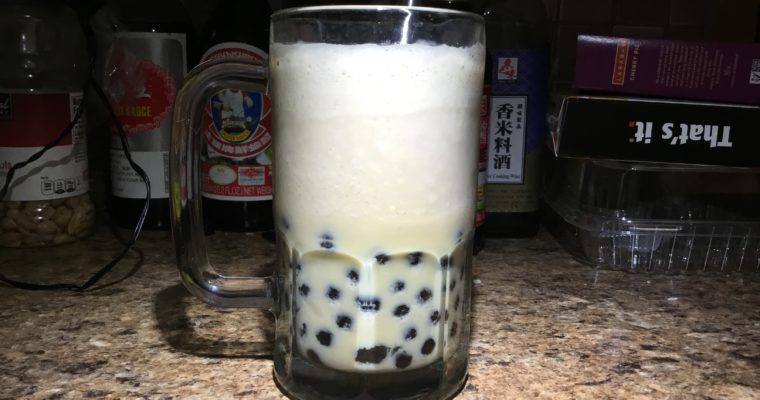 Peach Boba Tea