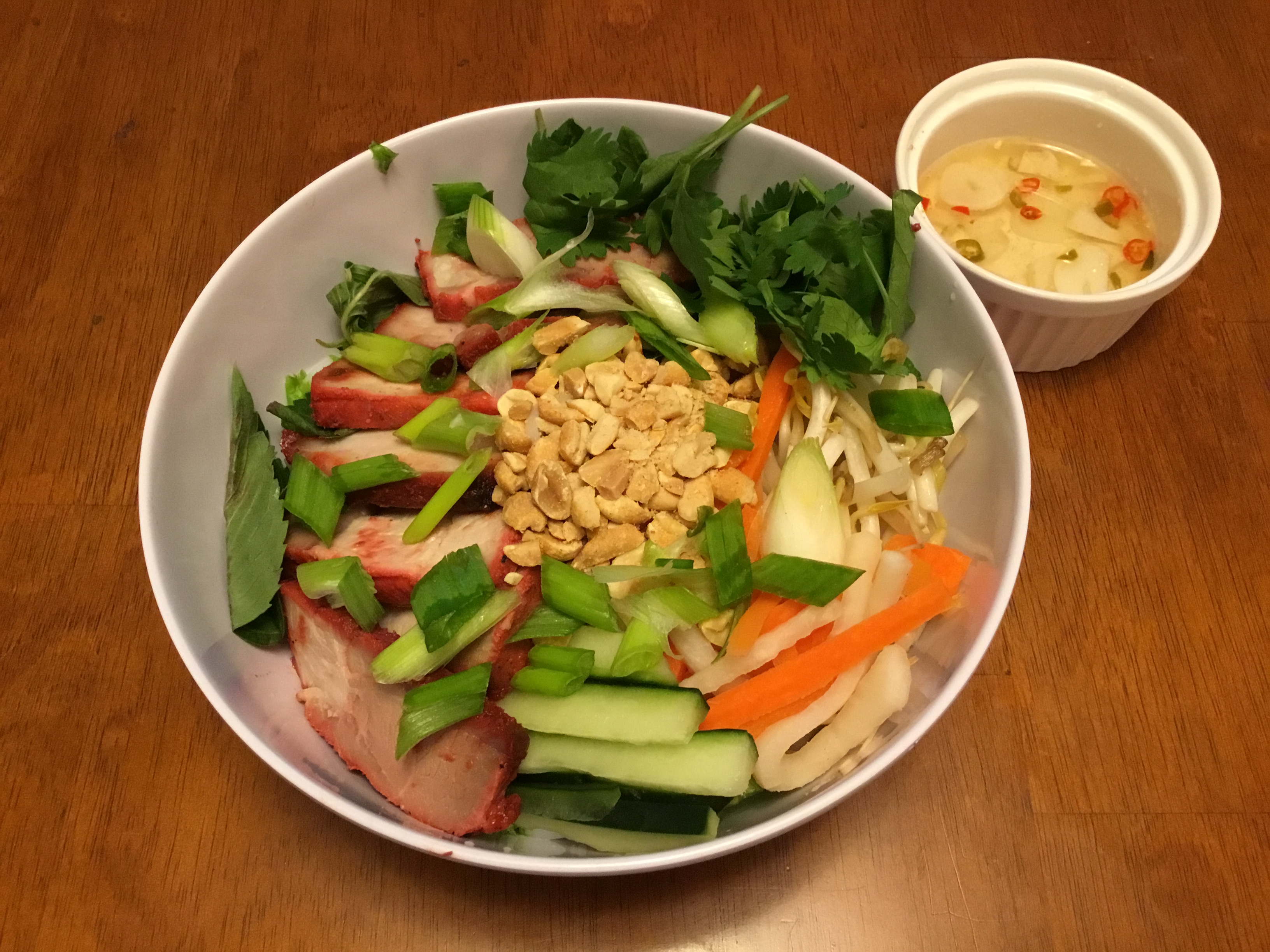 BBQ Pork Rice Noodle Salad