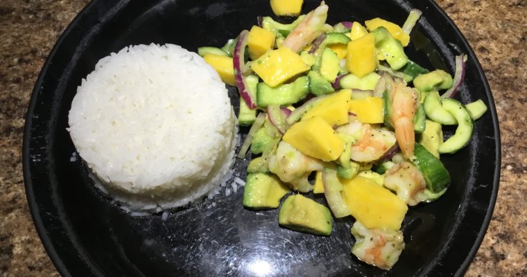 Mango Avocado Shrimp Salad