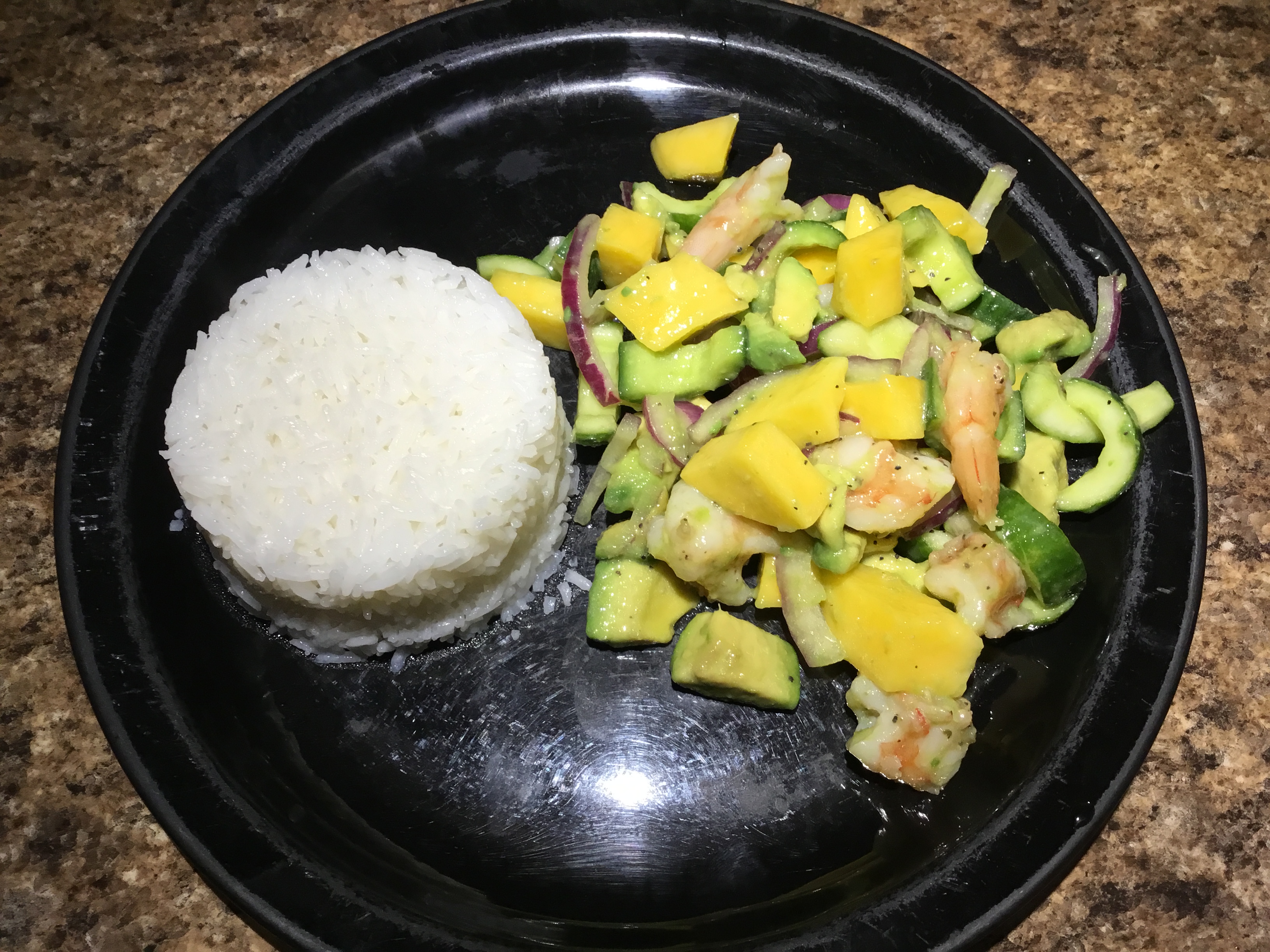 Mango Avocado Shrimp Salad