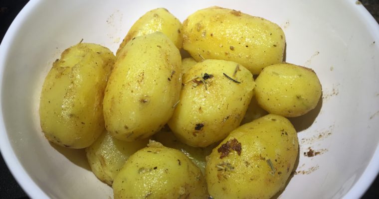 Whole Potatoes sautéed in Butter