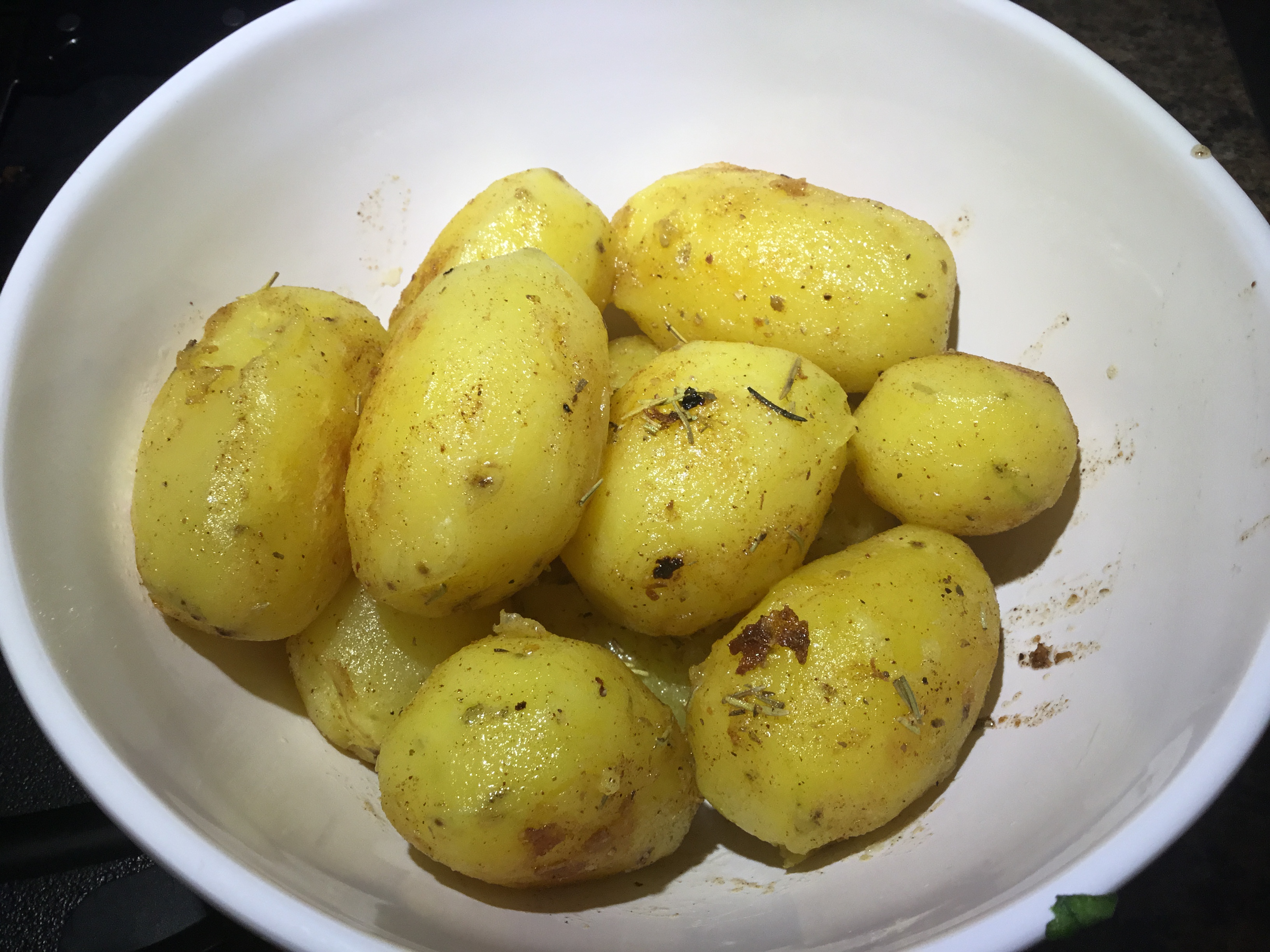 Whole Potatoes sautéed in Butter