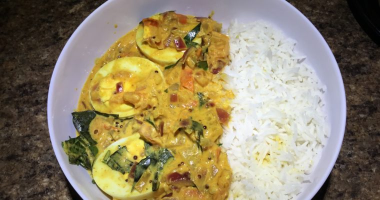 Andhra Spiced Egg Curry