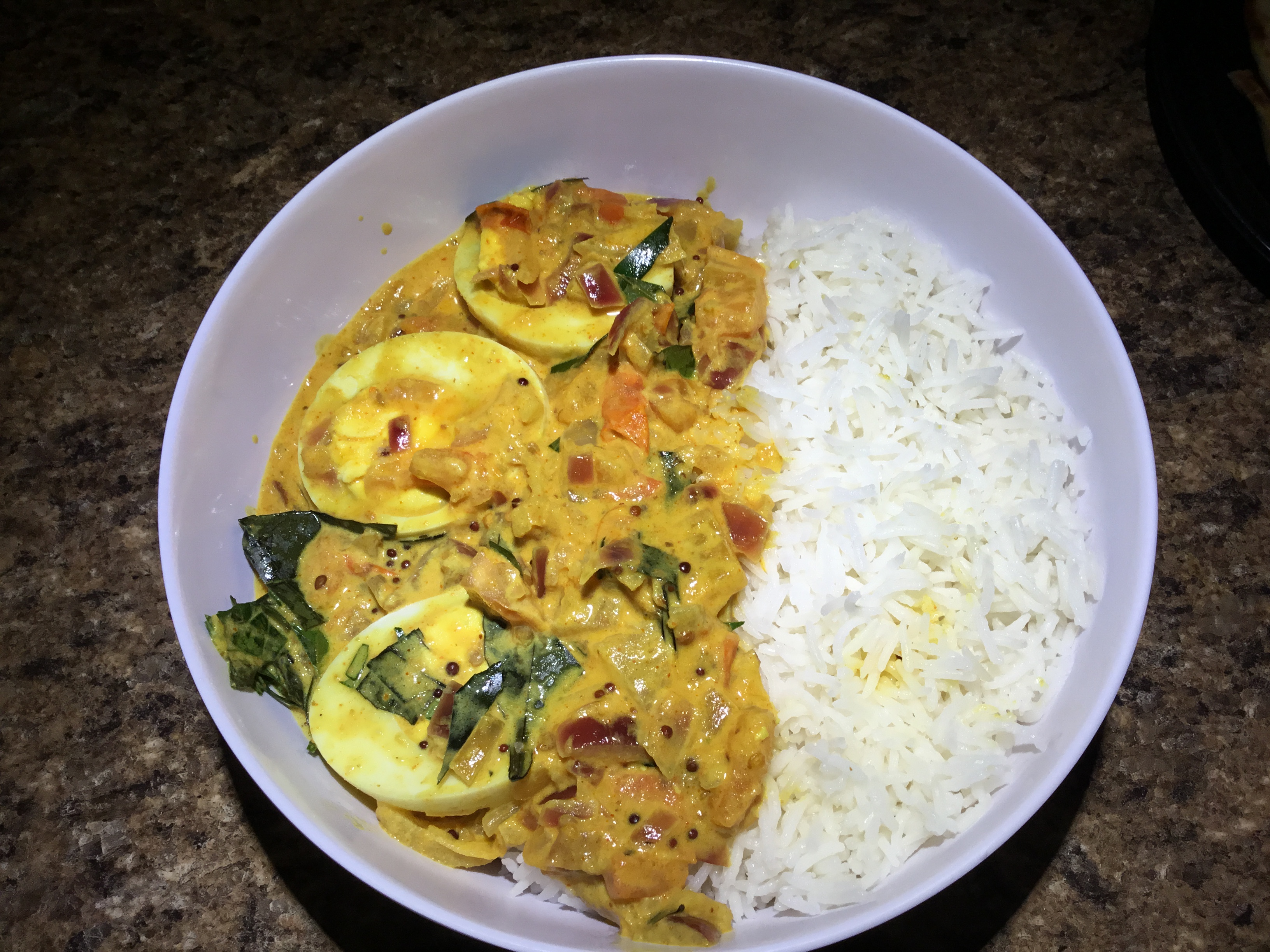 Andhra Spiced Egg Curry