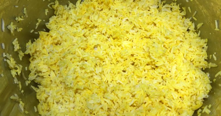 Saffron Rice (Instant Pot)