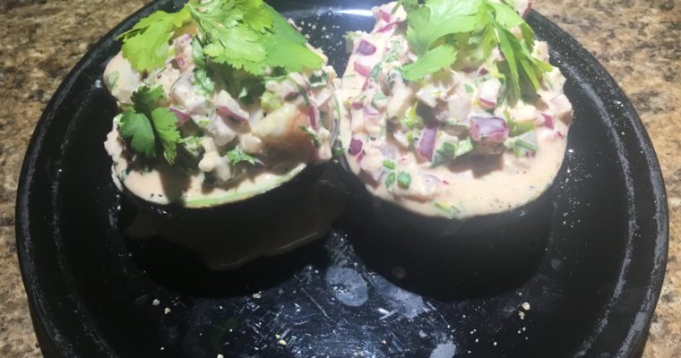 Shrimp Stuffed Avocado