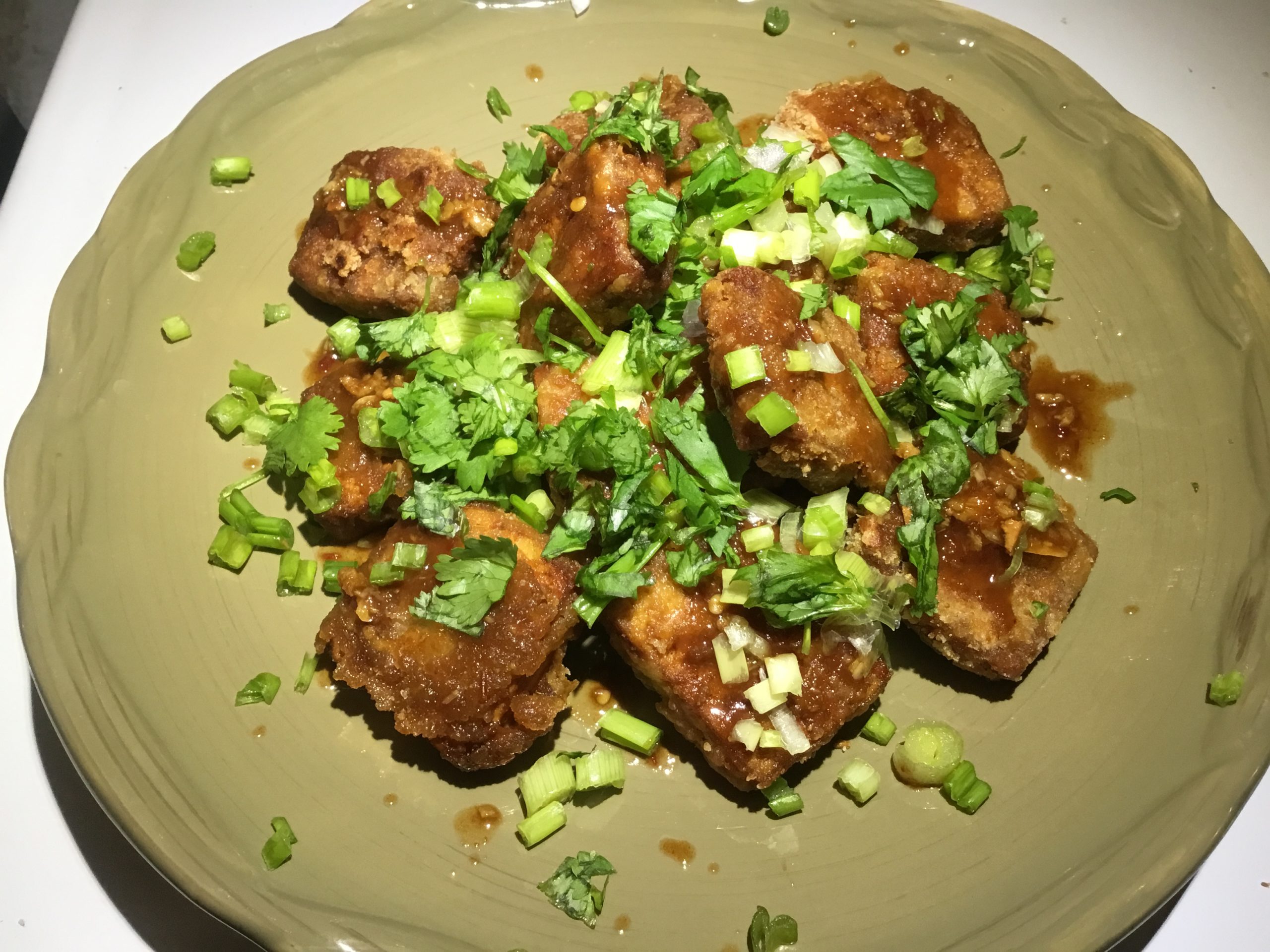 Crispy Marinated Tofu