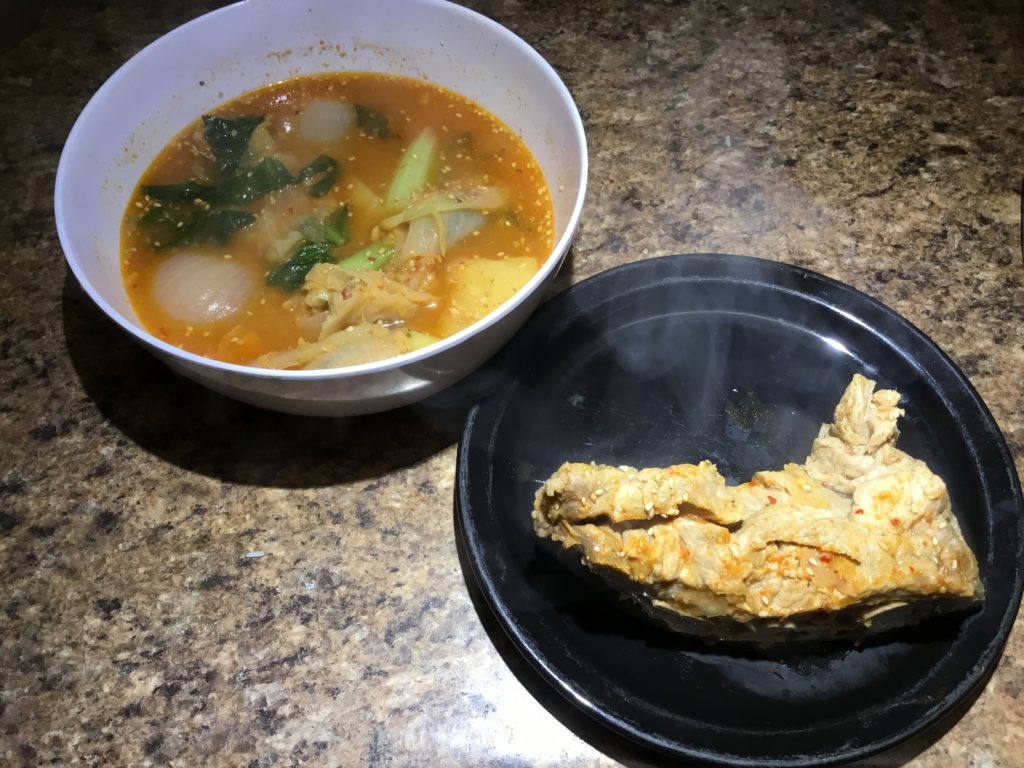 Korean, main course, soup, pork 