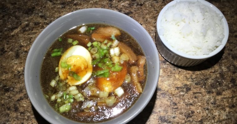 Five Spice Pork Belly and Egg Stew