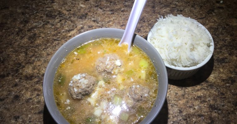 Mexican Meatball Soup