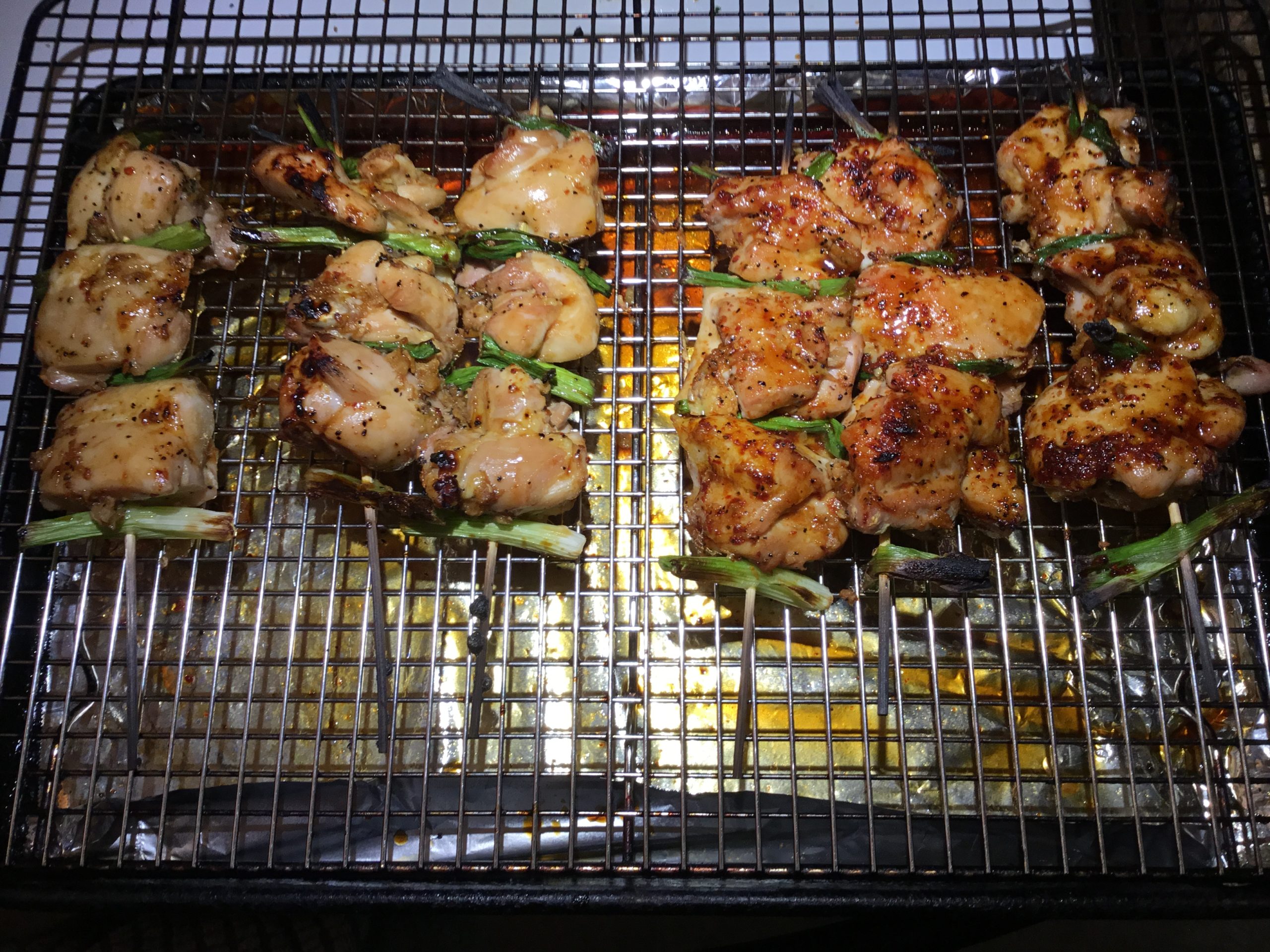 Dakkochi (Korean Grilled Chicken Skewers) - Closet Cooking