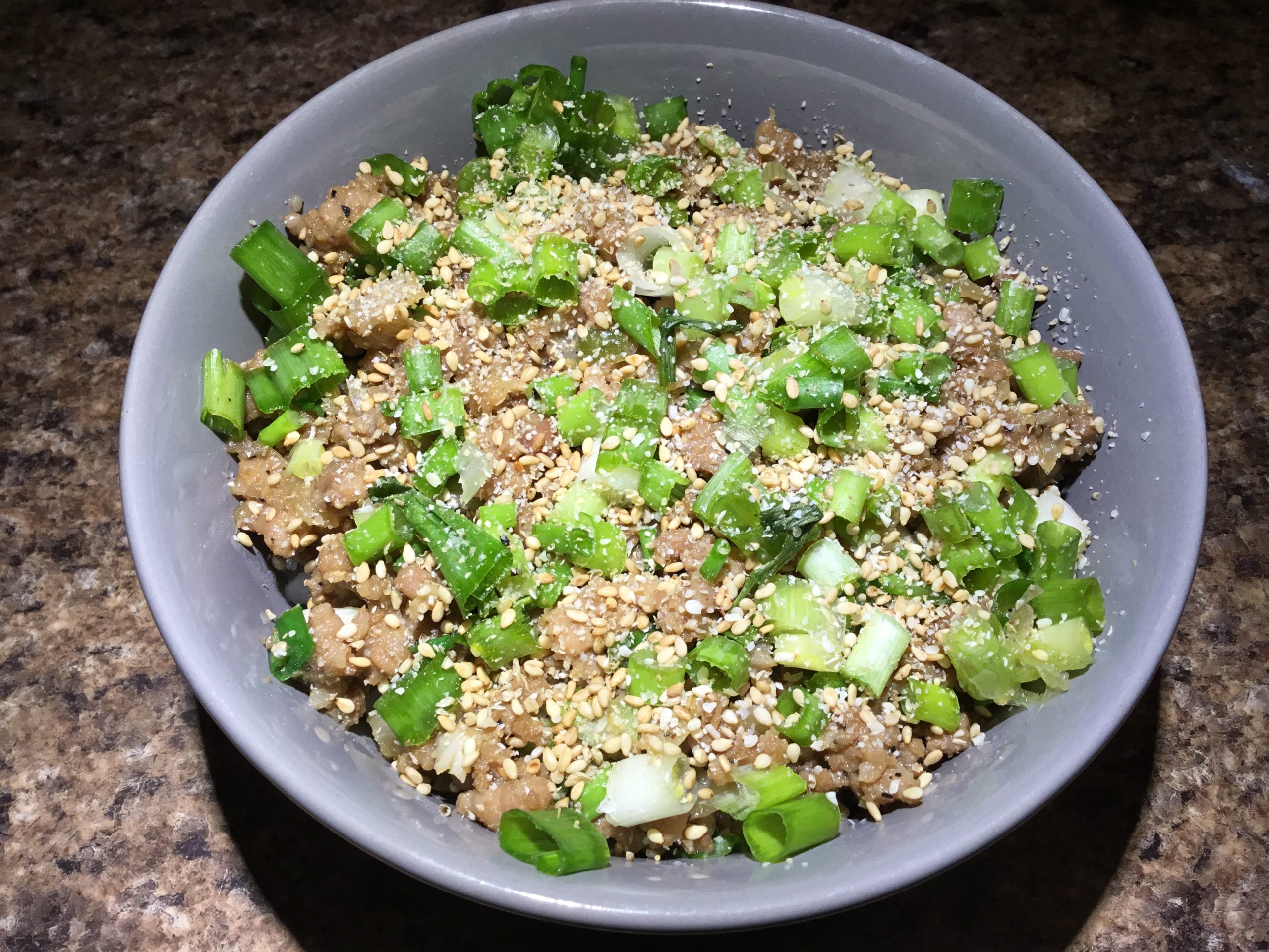 Ground Pork Bulgogi Rice Bowl