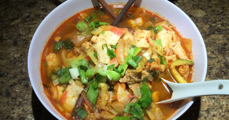 Jjamppong (Seafood Noodle Soup)