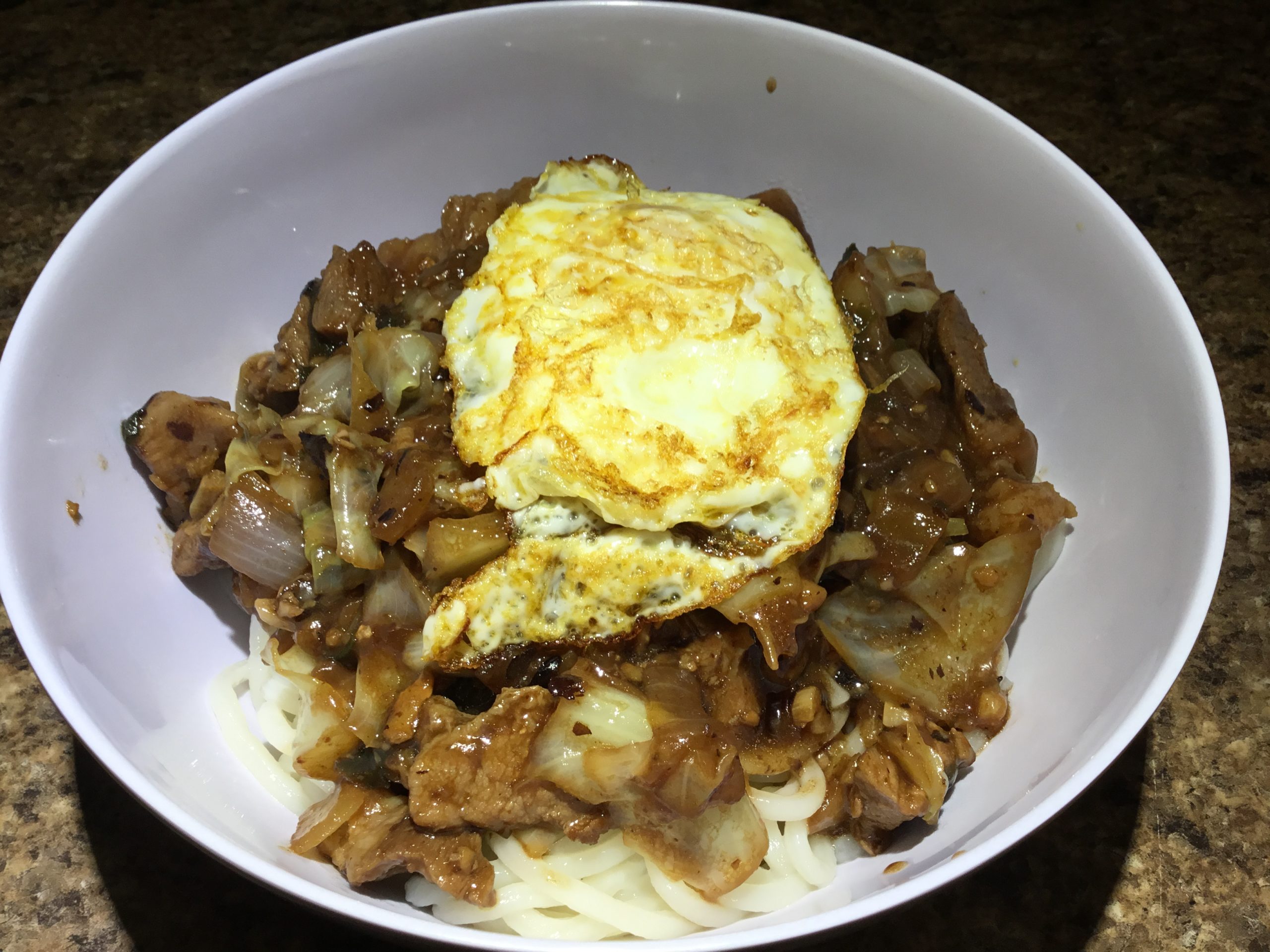 Jjajangmyun (Korean Noodles with Black Bean Sauce)