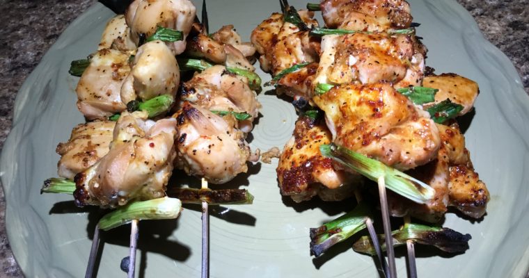 Dakkochi (Korean Chicken on a Stick)