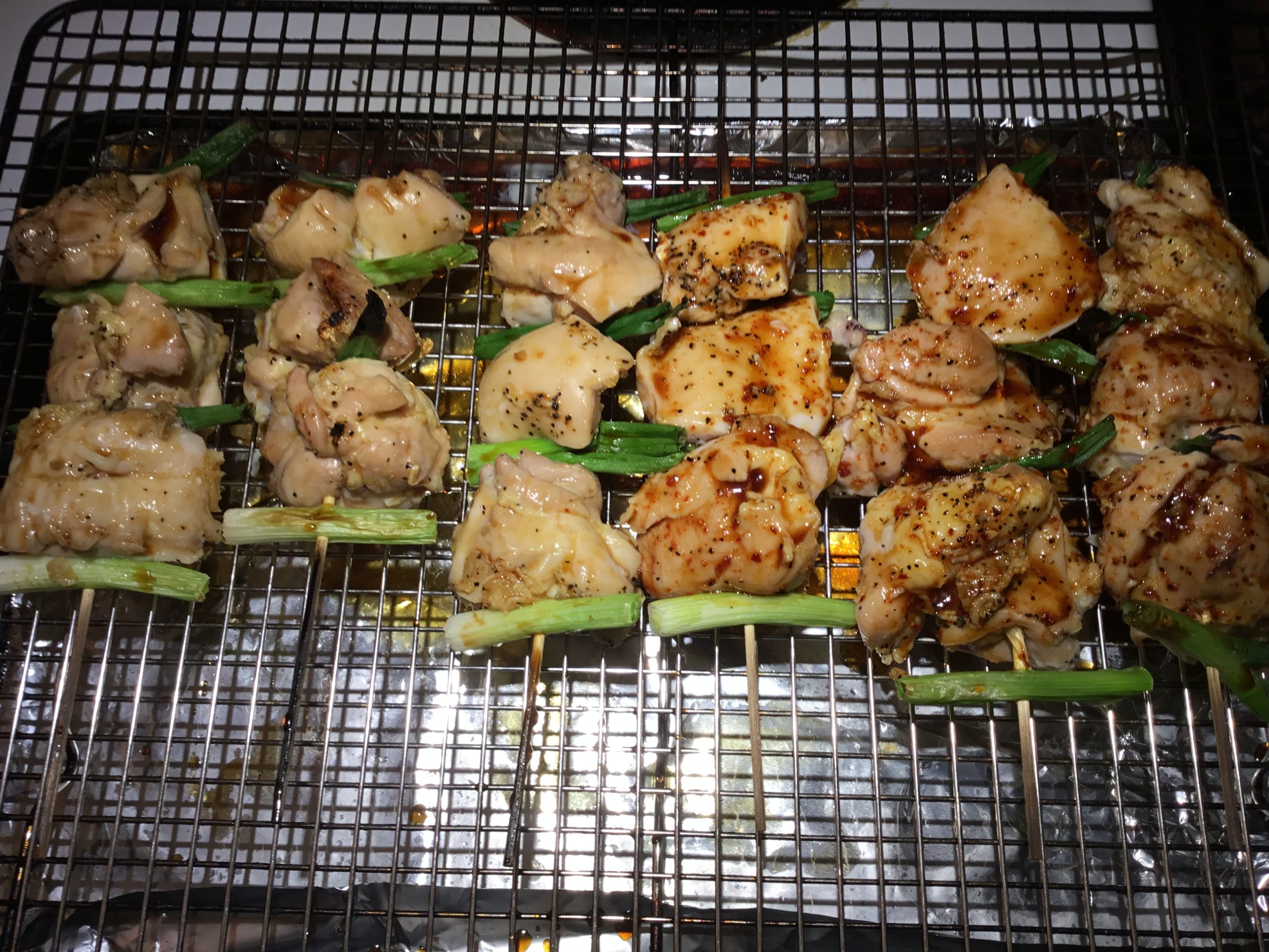 Dakkochi (Korean Grilled Chicken Skewers) - Closet Cooking