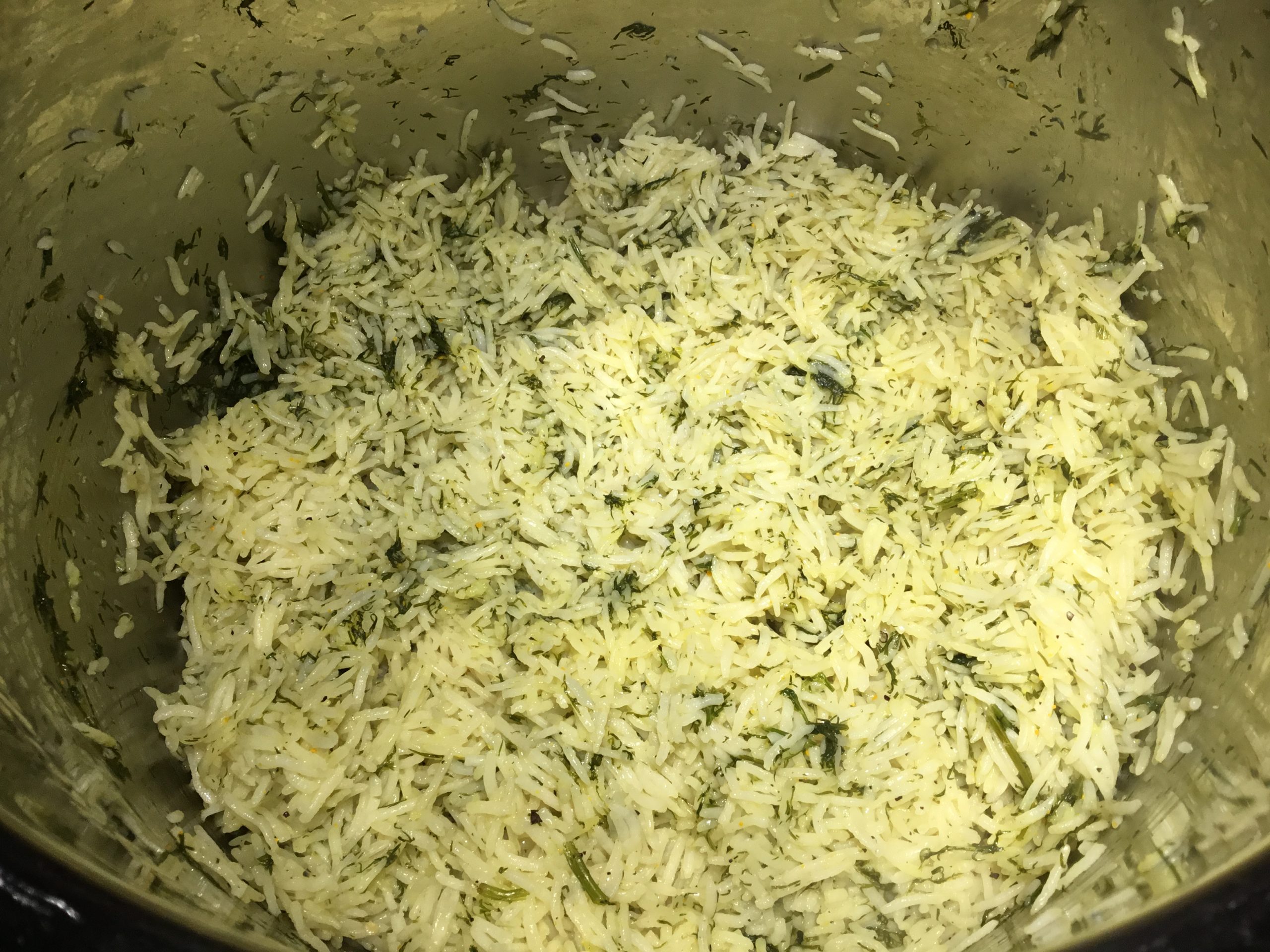 Shivid Polow (Persian Dill Rice)