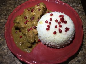 Iranian, main course, chicken