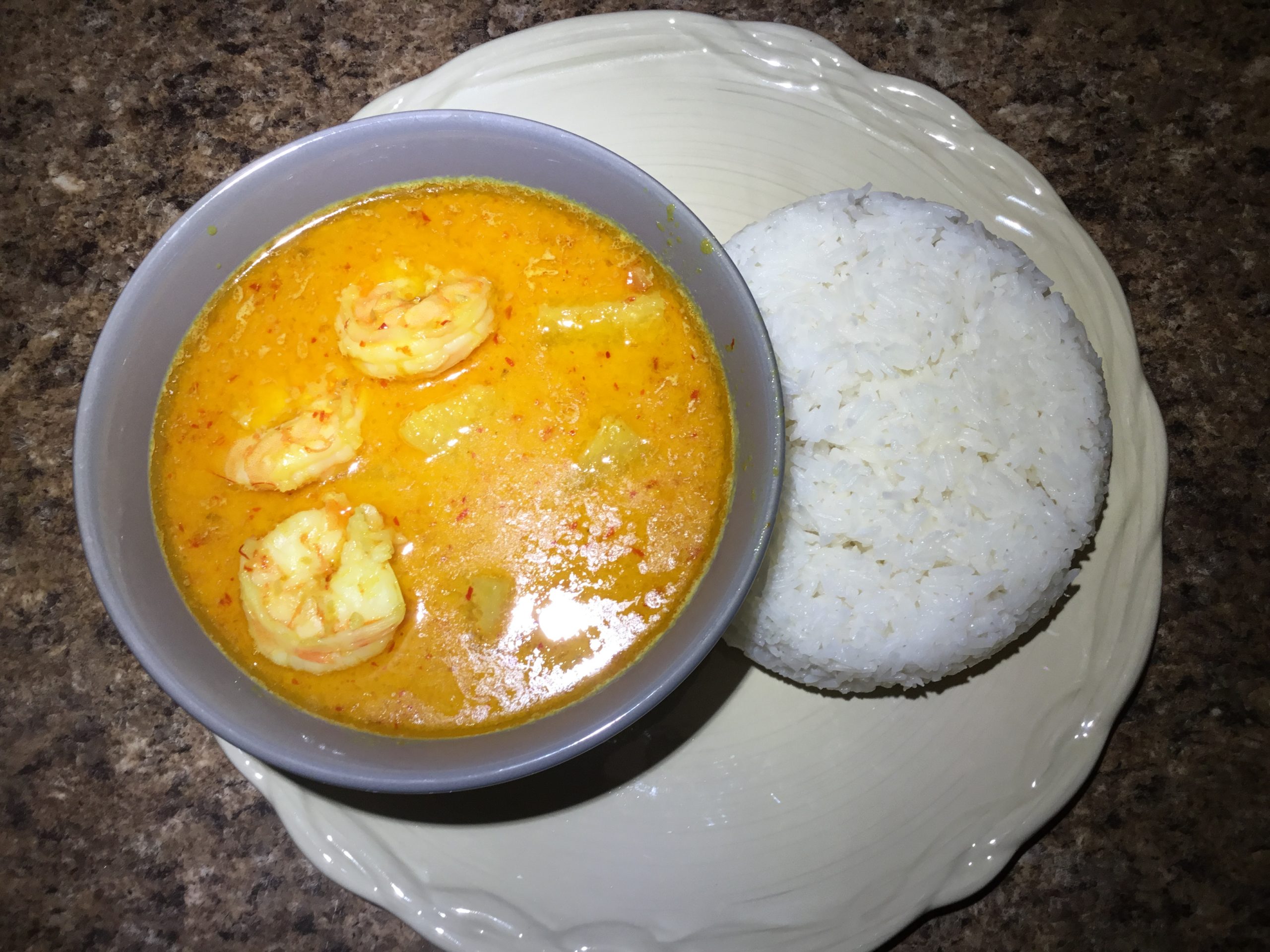 Pineapple Prawn Curry