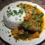 African, main course, chicken