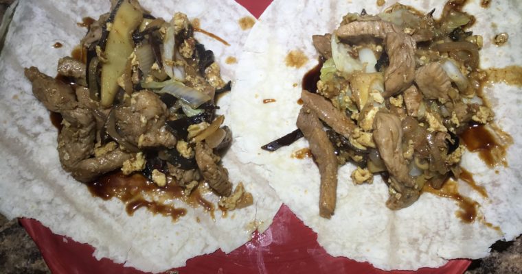 American Chinese Moo Shu Pork