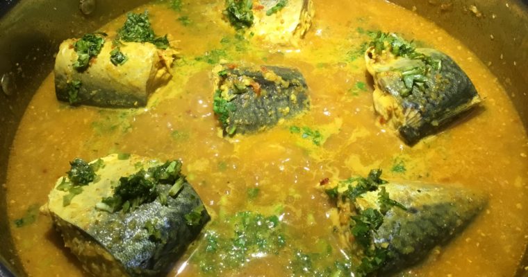Maharashtrian Spiced Mackerel Curry